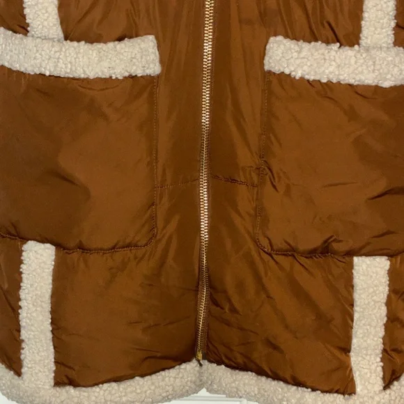 Beautiful J. CREW primaloft sherpa snowday puffer coat jacket Sz S - Picture 4 of 10